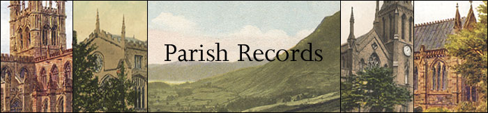 Parish Registers - Click to return to the Home Page